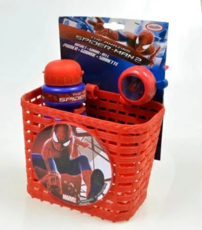 CANASTO SPIDERMAN +CARAMA&Ntilde;OLA+TIMBRE