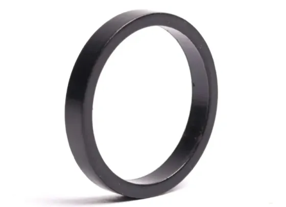 SUPLEMENTO ALUMINIO P/ HORQUILLA 1 1/8-  3MM NEGRO