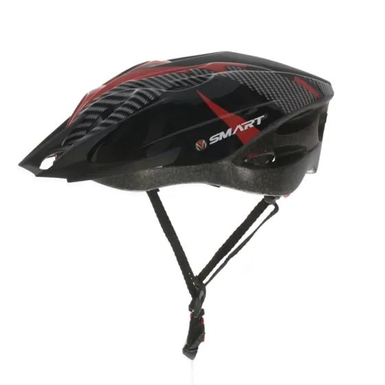 CASCO MTB c/visera SMART   T.L.    ROJO / NEGRO