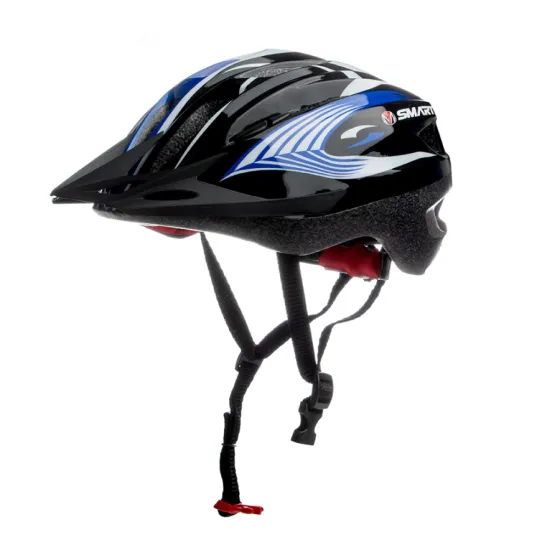 CASCO MTB c/visera SMART   T.M.    AZUL / NEGRO