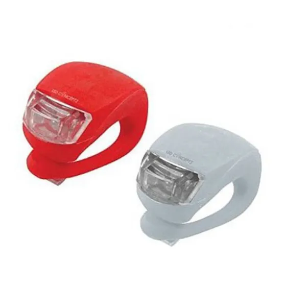 Luz led x2 De silicona (C/ pilas. 3 funciones)