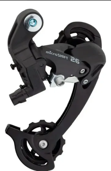 CAMBIO LARGO 8/9 VEL AL CUADRO MICROSHIFT NEGRO